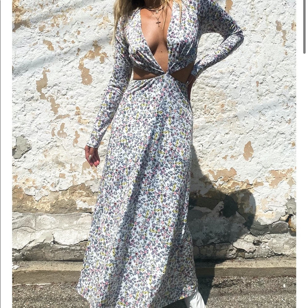 AFRM Assi Cutout Dress